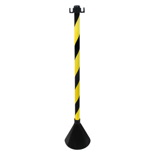 PEDESTAL PVC PRO SAFETY ZEBRADO 93 CM