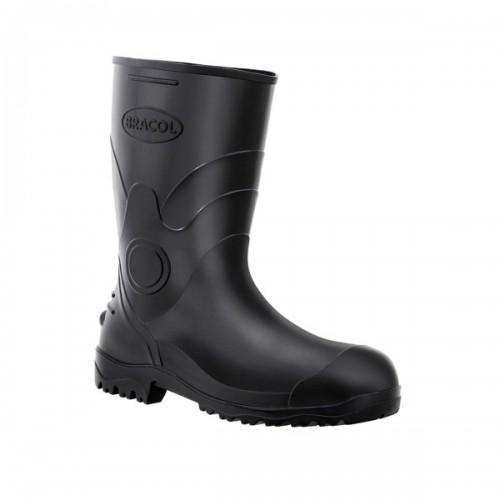 BOTA PVC BRACOL PALMILHA DE AÇO PRETA